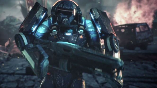 The basic premise of Alienation is humanity is on the losing side of the great war between Xenos and humans. Humanity has developed exo-suits to combat the aliens as a last ditch effort.