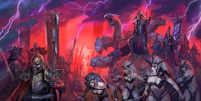 A Total War: Warhammer II-ben négy faj lesz játszható, és ebből a boszorkánykirály Malekith és anyja, Morathi által vezetett sötét elfek képviselik a harmadik oldalt, akik főleg a magas elfek porrá zúzásában lelnék örömüket, hogy aztán Ulthuanban a nagy örvény felett át tudják venni az uralmat.