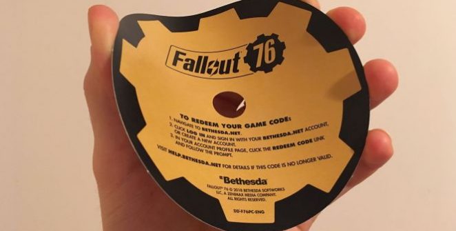 ps4pro fallout 76 cardboard disc 1