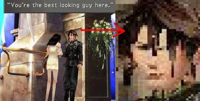 „Ilyen volt, ilyen lett!” Squall most már tényleg „a legjóképűbb fickó a környéken!” a Final Fantasy VIII Remastered-ben.