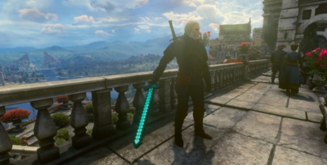 Egy új The Witcher 3 moddal Geralt a közkedvelt Minecraft mitikus kardjával indulhat el szörnyekre vadászni! Itt a gyémántkard!