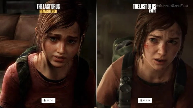 thegeek the last of us ps5 image comparison ellie