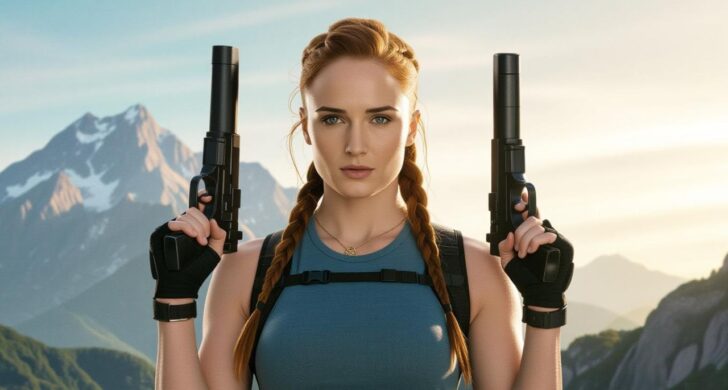 MOZI HÍREK – Sophie Turner lép Angelina Jolie és Alicia Vikander nyomdokaiba, amikor Prime Video sorozatában életre kelti Lara Croft legendás karakterét.